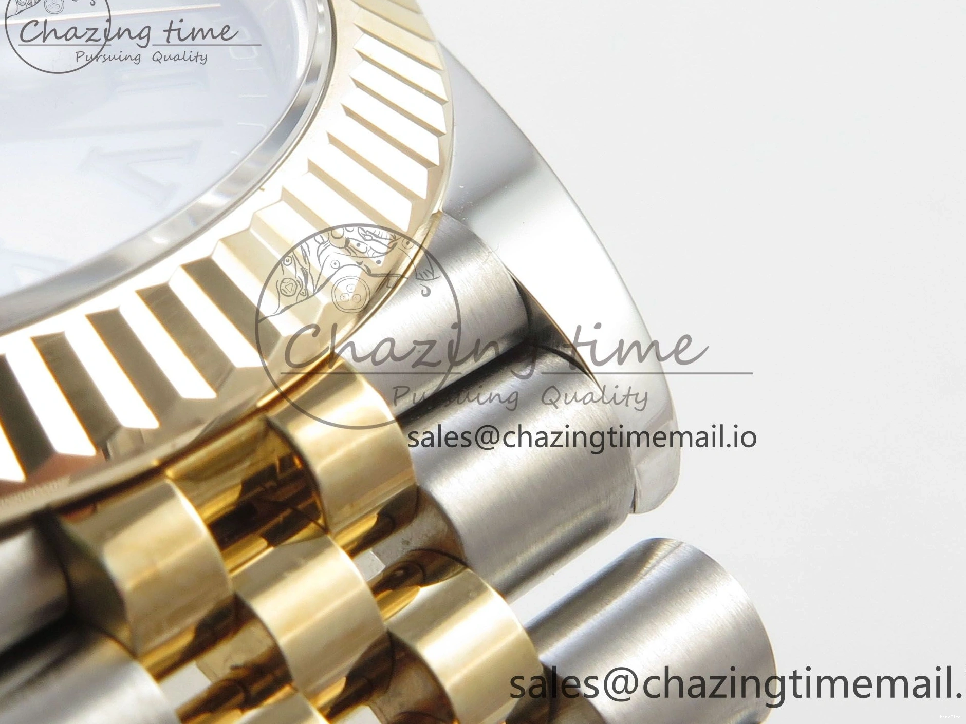 MiroTime 0424 Reliable DateJust 41mm 126333 SS YG 3EF 1:1 Best Edition Gray Roman Dial on SS YG Jubilee Bracelet SA 302